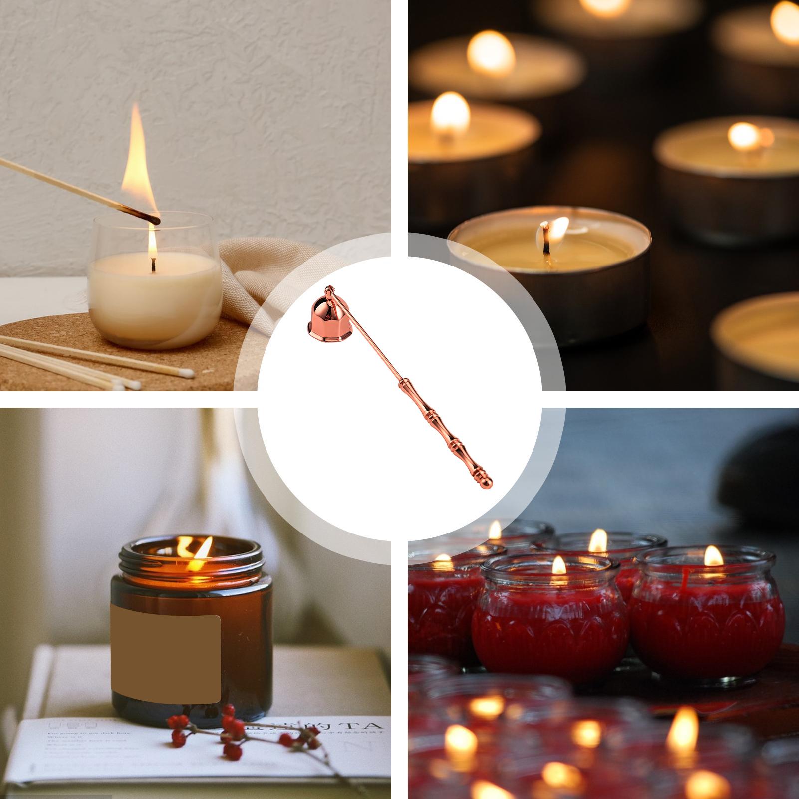 Candle Wick - ที่ดับเทียน ที่ดับเทียนสแตนเลส อุปกรณ์ดับเทียนแบบด้ามยาว อุปกรณ์ดับเทียนแบบกระดิ่ง อุปกรณ์ดับเทียนแบบเหล็ก อุปกรณ์ดับเทียน
