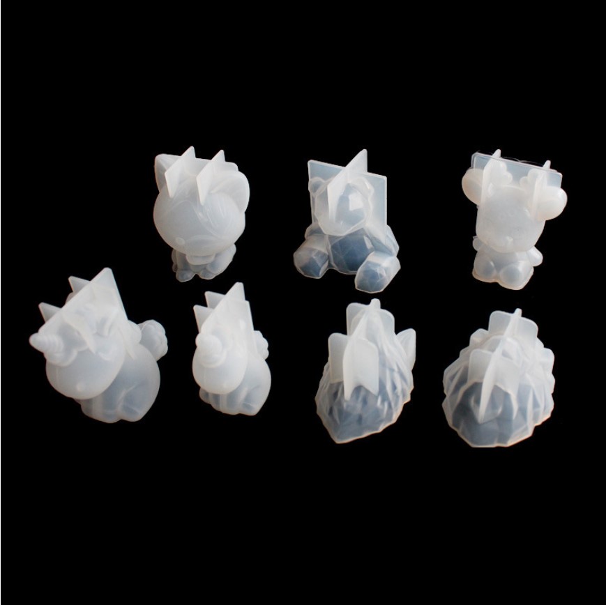 โปร่งใสยูนิคอร์นซิลิโคนอีพ็อกซ - Candle Molds บทวิจารณ์และราคา