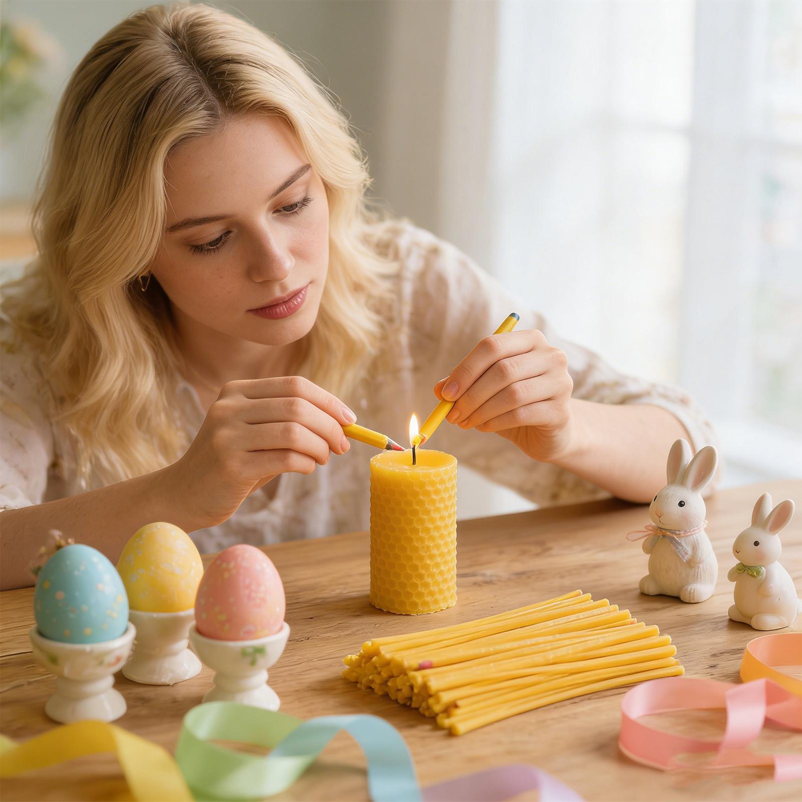 แท่งขี้ผึ้งตกแต่งไข่ 120 ชิ้น  - Candle Making Kit บทวิจารณ์และราคา