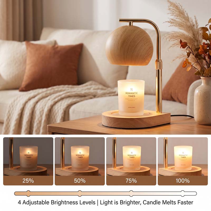 โคมไฟอุ่นเทียนแบบปรับความสูงได - Silk Candle บทวิจารณ์และราคา